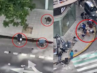 Hombre se enfrentó a ladrón y se le cayeron los billetes