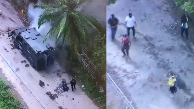 Explosión durante operativo en Yondó dejó 13 policías heridos.