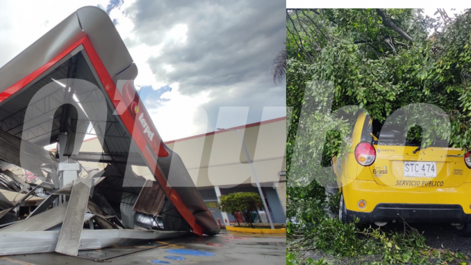 Emergencias en el sur de Medellín tras fuertes lluvias.