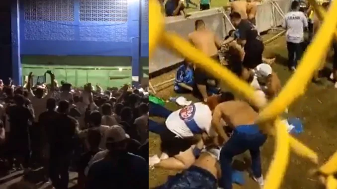 La estampida durante el evento deportivo en El Salvador dejó 12 personas muertas.