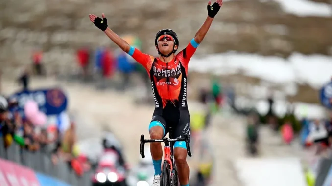 Santiago Buitrago ganó la etapa 19 del Giro de Italia