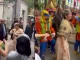 La primera dama sorprendió a los diplomáticos europeos bailando mapalé a la salida de la embajada.