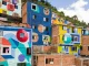 mural artístico, Medellín, arte, Manrique, pintura, casas, fotos, Q’Hubo Medellín