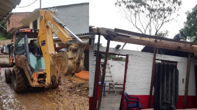 Emergencias en Anzá y Támesis dejan más de mil damnificados