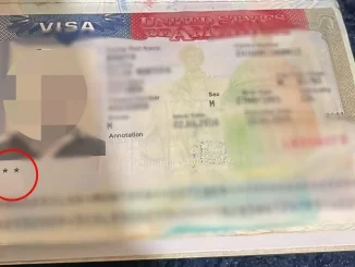Asteriscos en la visa