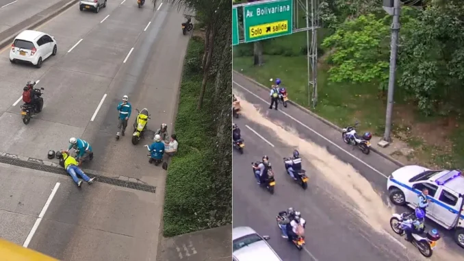 Caida-de-motociclistas-por-derrame-de-combustible-1