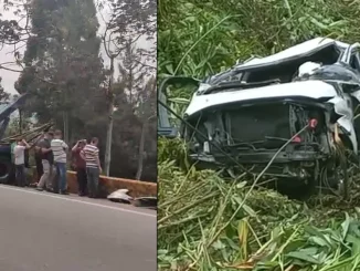 Se desconocen las razones por las que el vehículo terminó en ese abismo en jurisdicción de Copacabana.