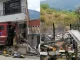 Incendio y accidente de bomberos en Bello