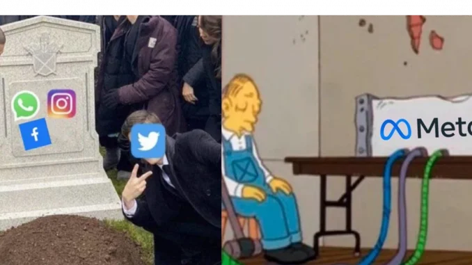 Los usuarios de Facebook, Instagram y Twitter se tomaron con humor la caída de las aplicaciones.