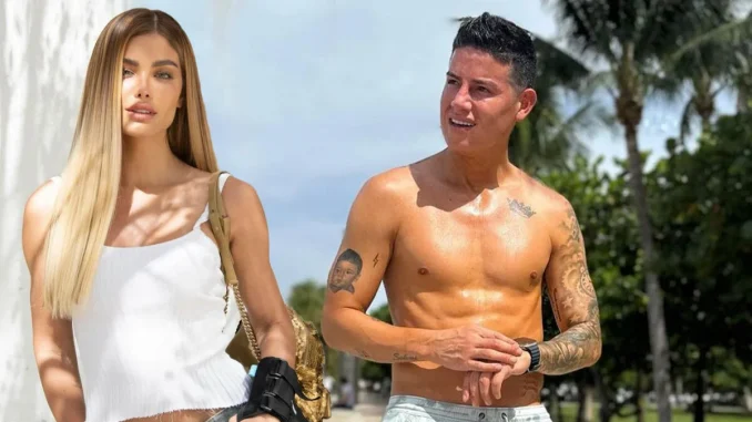 James Rodríguez y Aleska Génesis