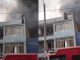 Colombiano rescató perros de incendio en Perú