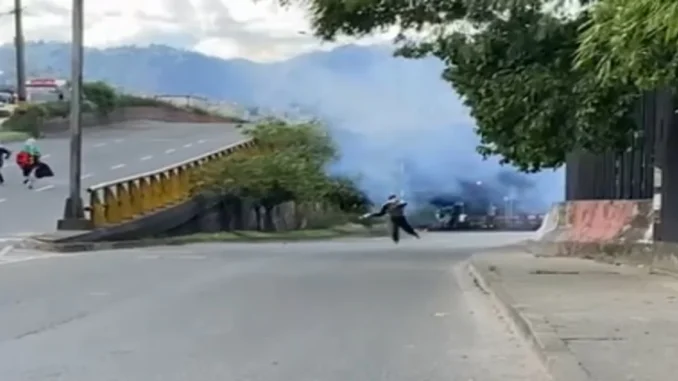Disturbios causaron la evacuación de la Nacional