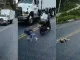 Niña se salvó de milagro al ser arrollada por 2 motos en el Oriente antioqueño