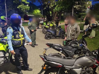 El operativo de tránsito fue realizado en el puente de la 4 Sur y el barrio Antioquia.