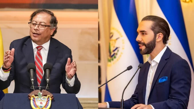Mientras que Nayib Bukele sigue subiendo sus niveles de aprobación, la favorabilidad de Petro va para abajo.