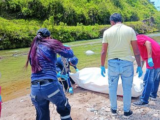 Recuperación de cuerpo río Nus