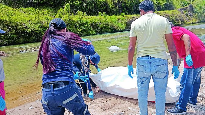 Recuperación de cuerpo río Nus