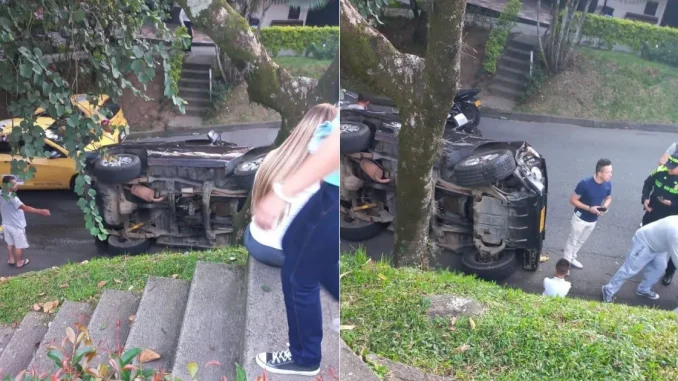 Niños-heridos-por-volcamiento-de-carro