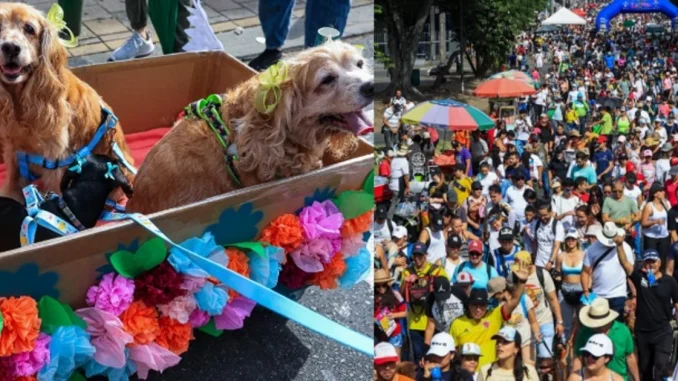La Caminata Canina y de Mascotas fue masiva.