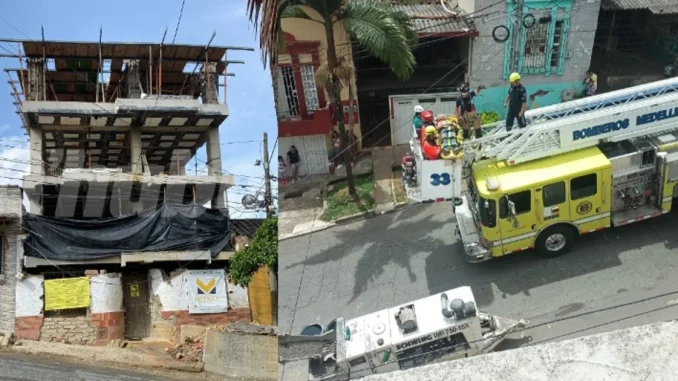 Trabajador se cayó de una construcción en Manrique
