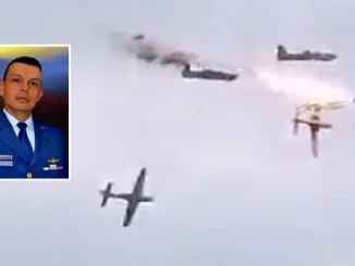 Un coronel muerto dejó choque de dos aviones de la Fuerza Aérea