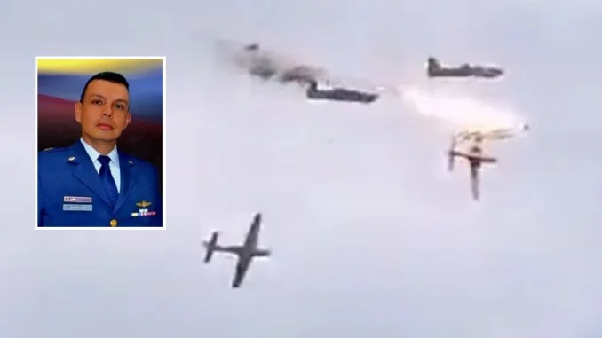 Un coronel muerto dejó choque de dos aviones de la Fuerza Aérea
