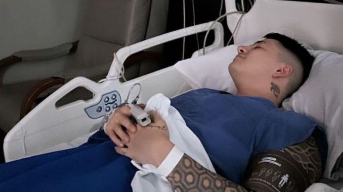 Andy Rivera hospitalizado