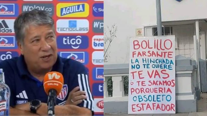 Bolillo amenazado por hinchas del Junior