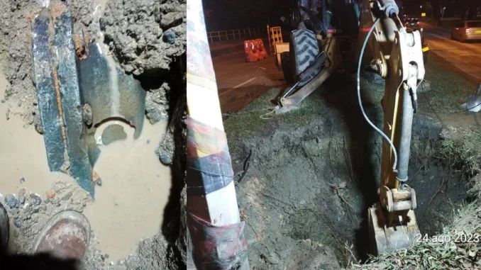 Los cortes de agua en la mañana del jueves se debieron al daño en una tubería que abastece a varios sectores de Medellín e Itagüí.