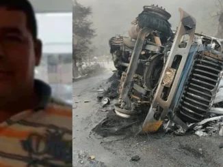 Conductor muerto carro tanque