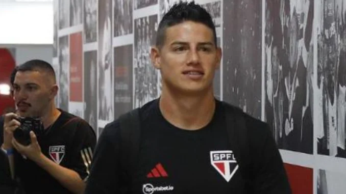James Rodríguez en el Sao Paulo