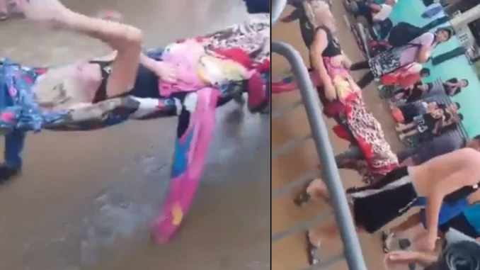Mujer abandonada Darién