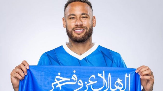 Neymar llegó al fútbol árabe