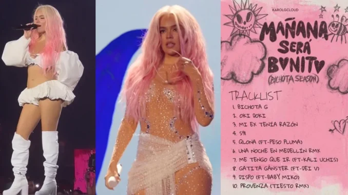 Karol G, álbum, ‘Mañana será bonito’, ‘Bichota season’, canciones, ‘Mi ex tenía razón’, Selena Quintanilla, homenaje, Anuel, Feid, indirecta, música, video, cantante, entretenimiento hoy, Q’Hubo de hoy, Q’Hubo Medellín