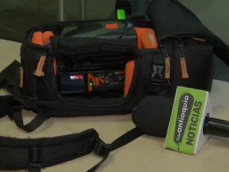 Mientras se preparaban para realizar la transmisión, el equipo de Teleantioquia sufrió el robo de una maleta