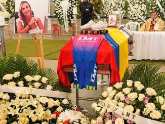 Sepelio de patinadora Luz Mery Tristán