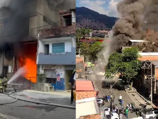 El incendio en el barrio Caribe inició a eso de la 3:00 p.m.