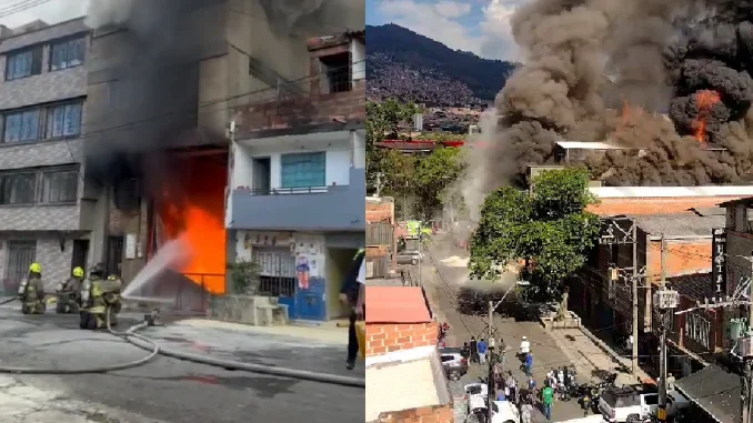 El incendio en el barrio Caribe inició a eso de la 3:00 p.m.
