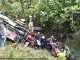 El accidente se presentó porque, al parecer, el camión perdió el control cuando se movilizaba por zona rural de Yarumal.