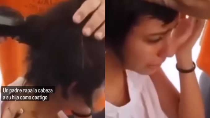 Castigo padre a hija