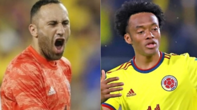 David Ospina y Juan Guillermo Cuadrado