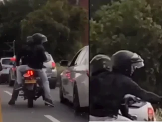 Presunto fleteo en El Poblado quedó grabado en video.