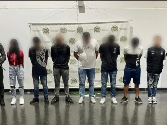 6 hombres y 1 mujer fueron enviados a la cárcel acusados de ser miembros del Grupo delincuencial La Terraza