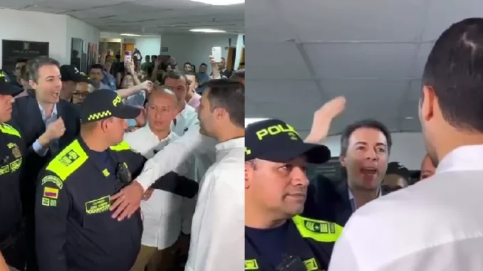 Así fue la pelea entre el alcalde de Medellín Daniel Quintero y un concejal del Centro Democrático.