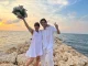 Aunque hace menos de un mes anunciaron su ruptura, Alina Lozano y Jim Velásquez se reunieron en Cartagena para celebrar su matrimonio.