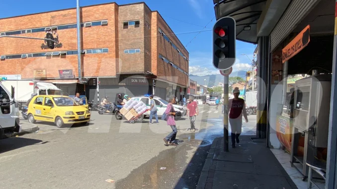 El presunto victimario abordó al hombre en este punto del sector conocido como Estación Villa, y comenzó la riña.