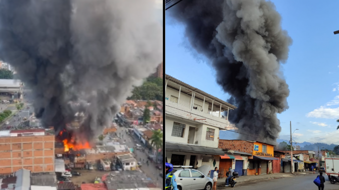 Incendio en El Naranjal