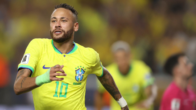 Neymar con Brasil